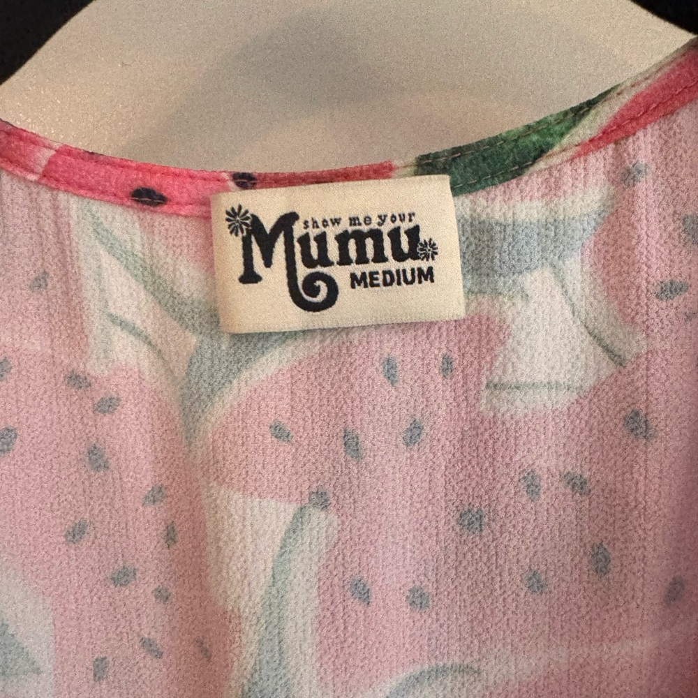 Show Me Your Mumu Nantucket Watermelon Print Romper Size M SMYM - Picture 6 of 7
